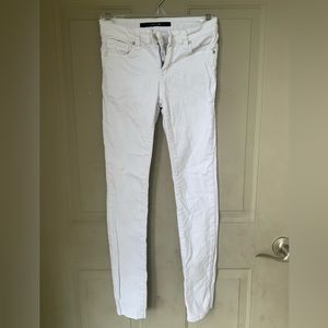 Joes Jeans white skinny jeans